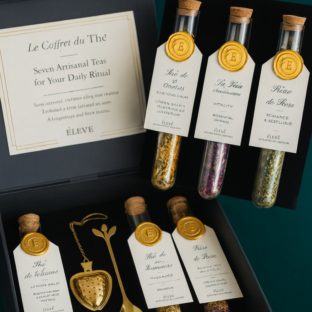 ÉLEVÉ Caja de té de lujo I Le Coffret du Thé