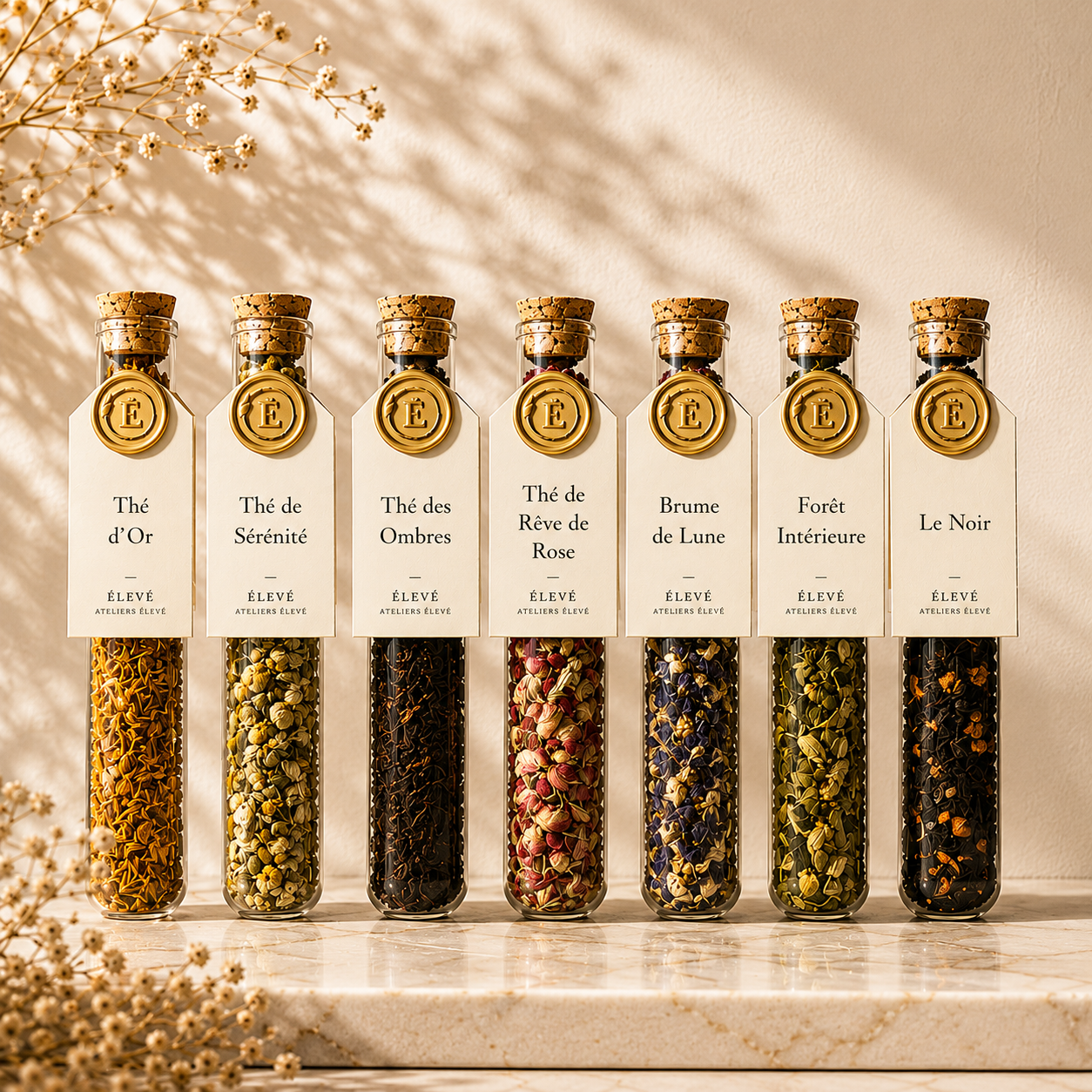 ÉLEVÉ Caja de té de lujo I Le Coffret du Thé