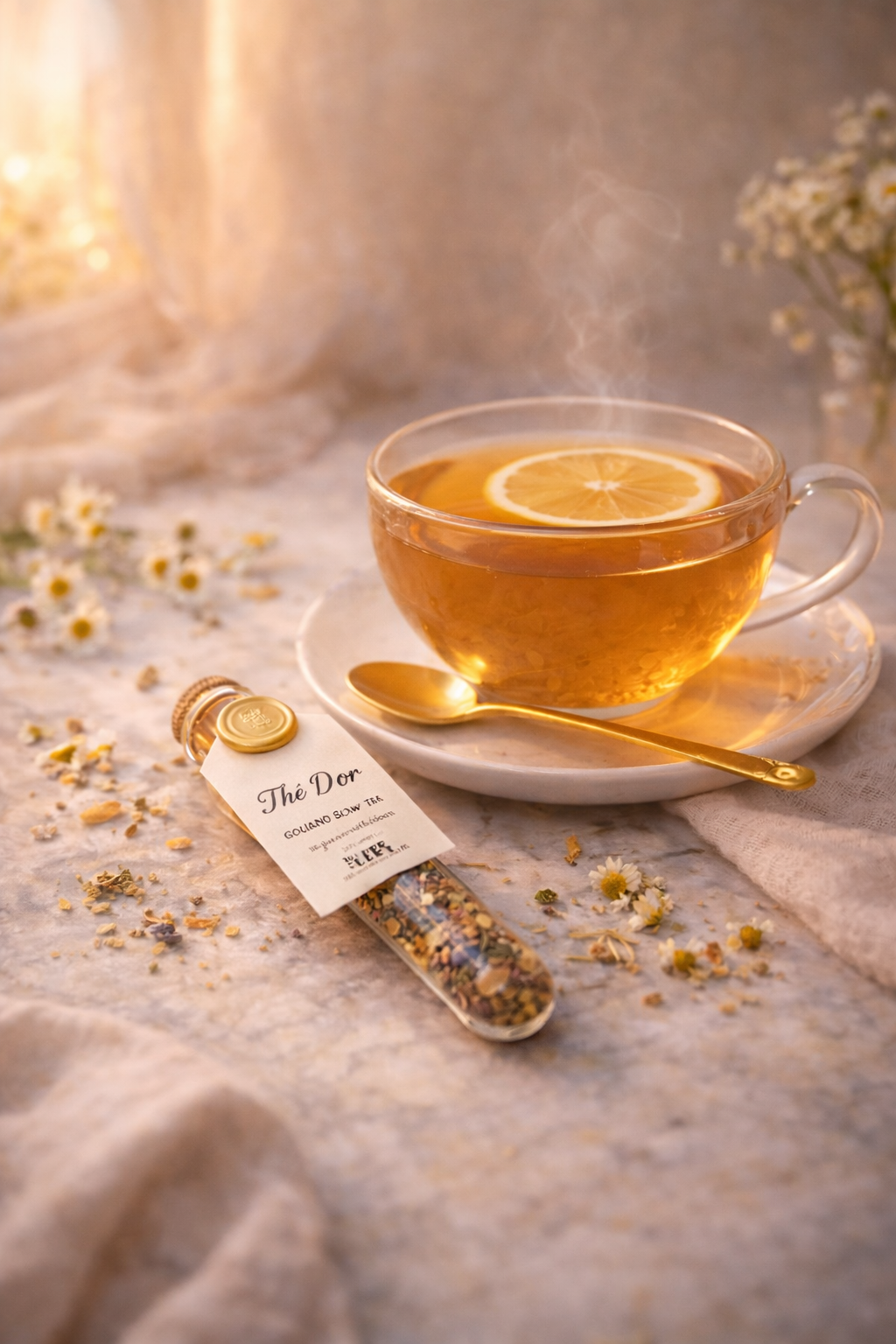 Thé d’Or I Light, warmth, and a gentle inner radiance.