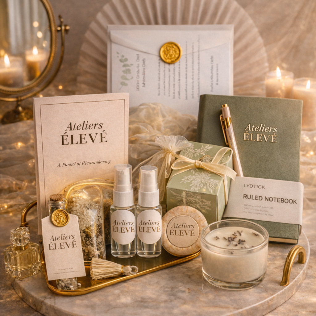 ÉLEVÉ Cuadro Introductorio | El Rituel de Lancement | Regalo de lujo para el cuidado personal 