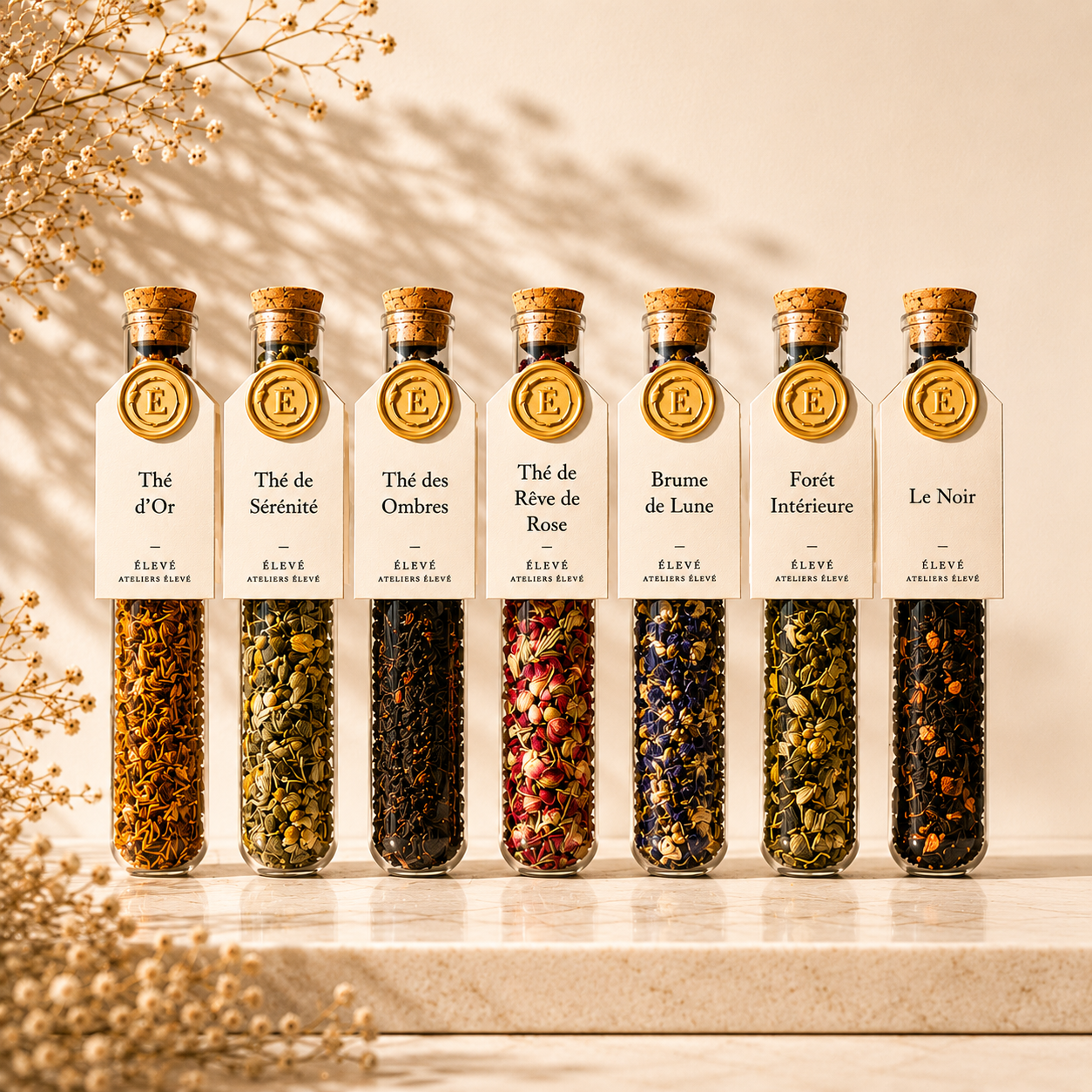 ÉLEVÉ Caja de té de lujo I Le Coffret du Thé